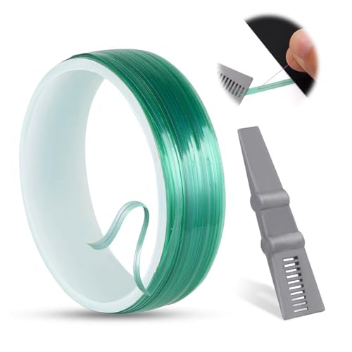 5M Messerloses Klebeband, Knifeless Tape, Schneideband Mit Spachtel, No-Cut Kratzerfrei für Car Wrapping, Vinylfolie, Schneidelinie, Nadelstreifen von Chingcoo