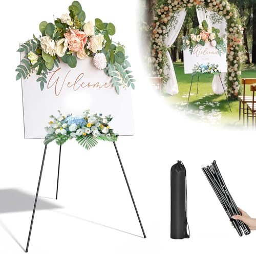 Chingcoo Staffelei Ständer für Hochzeitsschilder, Schwarz Staffeleien, 160 cm Staffelei Groß, Künstler Staffelei Stand, Staffelei Hochzeit, Tragbare Verstellbares Staffeleien Leinwand Malerei Display Chingcoo Staffelei Ständer für Hochzeitsschilder, Schwarz Staffeleien, 160 cm Staffelei Groß, Künstler Staffelei Stand, Staffelei Hochzeit, Tragbare Verstellbares Staffeleien Leinwand Malerei Display von Chingcoo