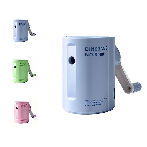 ChioSun Manueller Spitzer, Bleistiftspitzer für Kinder, Bleistiftspitzer mit Behälter, Bleistiftspitzer, Handspitzer, Schule, Schreibwaren, Büro, Studenten, Geschenk für Kinder, Blau ChioSun Manueller Spitzer, Bleistiftspitzer für Kinder, Bleistiftspitzer mit Behälter, Bleistiftspitzer, Handspitzer, Schule, Schreibwaren, Büro, Studenten, Geschenk für Kinder, Blau von ChioSun