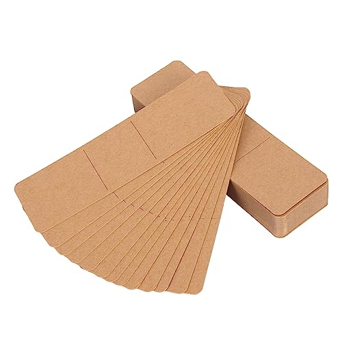Chiyyak 200 Stück Kraft-Lesezeichenhüllen, Blanko, Stabile Unterstützung, Tragbar, DIY-Lesezeichenhalter für Party-Dekoration Chiyyak 200 Stück Kraft-Lesezeichenhüllen, Blanko, Stabile Unterstützung, Tragbar, DIY-Lesezeichenhalter für Party-Dekoration von Chiyyak
