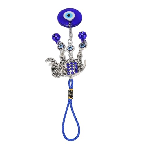 Chiyyak Blaues Auge Als Hängende Verzierung, Stilvolle Glücksbringer, Reichtum, Glück, Blaues Auge, Anhänger für Zuhause, Büro, Auto von Chiyyak