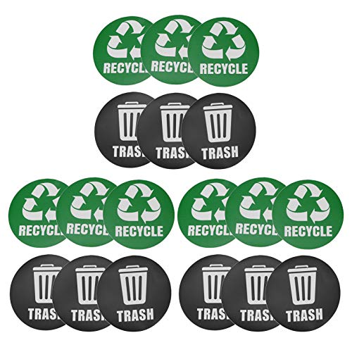 Chiyyak Dustb 9 13×13×1 18 Stück Umweltetiketten-Recycling-Müllaufkleber, Selbstklebende, Wasserdichte Trashdecor Chiyyak Dustb 9 13×13×1 18 Stück Umweltetiketten-Recycling-Müllaufkleber, Selbstklebende, Wasserdichte Trashdecor von Chiyyak