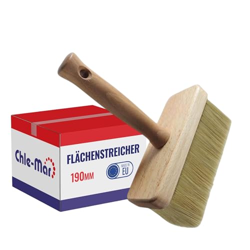 Chle-Mar - Malerpinsel Flächenstreicher 190mm – Lackpinsel, Paint Brush & Ölpinsel für Wandfarbe & Lack – Breiter Lackierpinsel & Maler Pinsel Chle-Mar - Malerpinsel Flächenstreicher 190mm – Lackpinsel, Paint Brush & Ölpinsel für Wandfarbe & Lack – Breiter Lackierpinsel & Maler Pinsel von Chle-Mar