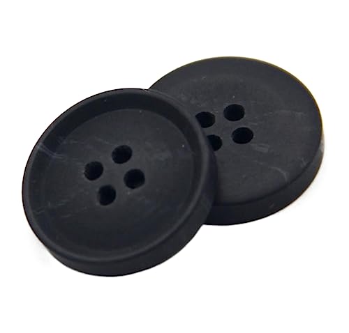 25mm/15mm Knöpfe Große Schwarze Harz Horn Männer Anzug Knöpfe Für Kleidung Jacke Pullover Weiß Dekorative DIY Nähen Zubehör, Schwarz, 25mm 10 Stück 25mm/15mm Knöpfe Große Schwarze Harz Horn Männer Anzug Knöpfe Für Kleidung Jacke Pullover Weiß Dekorative DIY Nähen Zubehör, Schwarz, 25mm 10 Stück von Chlikeyi