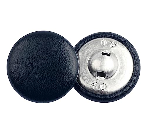 50 Stück 11-28mm Lederknöpfe mit dekorativer Schnalle, runder Schaft, Knöpfe, Kleidung, Nähverschluss, Zubehör, Marine, 28mm 50 Stück 11-28mm Lederknöpfe mit dekorativer Schnalle, runder Schaft, Knöpfe, Kleidung, Nähverschluss, Zubehör, Marine, 28mm von Chlikeyi
