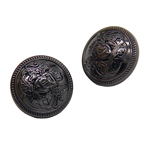 6 Stück klassische Herrenanzüge, goldfarbene Metallknöpfe, Größen 25mm und 20mm, dekoratives Design für Damenmäntel, Jacken, Anzüge, DIY-Handwerk, Nähzubehör, Helles Schwarz, 15mm 6 Stück 6 Stück klassische Herrenanzüge, goldfarbene Metallknöpfe, Größen 25mm und 20mm, dekoratives Design für Damenmäntel, Jacken, Anzüge, DIY-Handwerk, Nähzubehör, Helles Schwarz, 15mm 6 Stück von Chlikeyi
