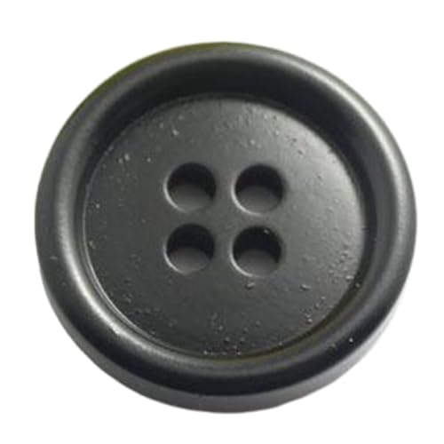 Anzugknopf mit vier Augen und Harzmuster, Herren- und Damenmantel, Windjackenknopf, 15-28mm, Schwarz, 15mm-10 Stk Anzugknopf mit vier Augen und Harzmuster, Herren- und Damenmantel, Windjackenknopf, 15-28mm, Schwarz, 15mm-10 Stk von Chlikeyi