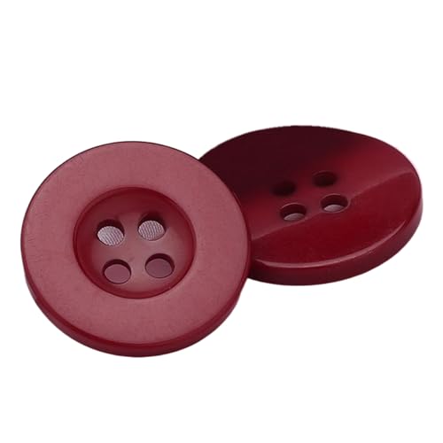 Bunte Knöpfe zum Nähen aus Kunstharz mit breitem Rand, Farbe 18, 10mm-10 Stk Bunte Knöpfe zum Nähen aus Kunstharz mit breitem Rand, Farbe 18, 10mm-10 Stk von Chlikeyi