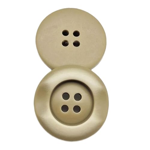 Bunter Kunstharzknopf mit Vier-Loch-Design für Mäntel und Pullover, Farbe 16, 23mm-10 Stk Bunter Kunstharzknopf mit Vier-Loch-Design für Mäntel und Pullover, Farbe 16, 23mm-10 Stk von Chlikeyi