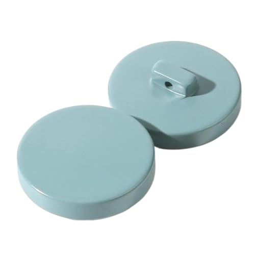 Dicke runde Harzknöpfe für Oberbekleidung, Blau, 34mm-10 Stk von Chlikeyi
