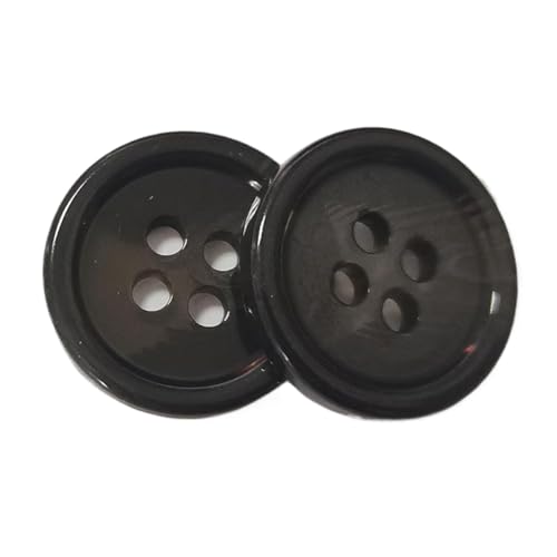 Eleganter schwarz-weiß gemusterter Harzknopf, Farbe 2, 12,5mm-10 Stk Eleganter schwarz-weiß gemusterter Harzknopf, Farbe 2, 12,5mm-10 Stk von Chlikeyi