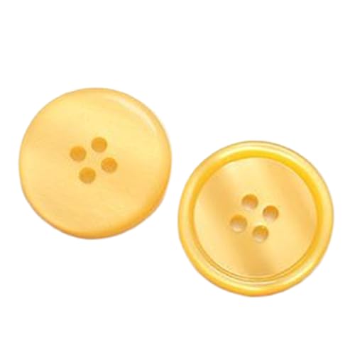 Farbige, perlmuttfarbene Anzugknöpfe mit feiner Kante, einfarbig, Pullover-Universalknöpfe aus Harz mit vier Ösen, 15/20mm, Orange, 20mm-10 Stk Farbige, perlmuttfarbene Anzugknöpfe mit feiner Kante, einfarbig, Pullover-Universalknöpfe aus Harz mit vier Ösen, 15/20mm, Orange, 20mm-10 Stk von Chlikeyi