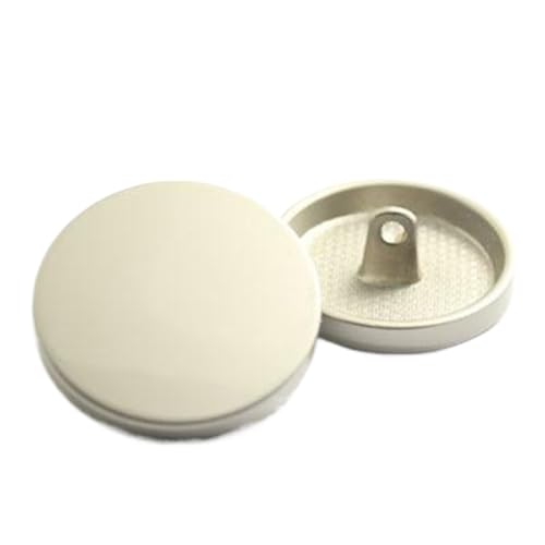 Flache Metallknöpfe, Anzug- und Hemdknöpfe, Farbe 2, 25mm-10 Stk von Chlikeyi
