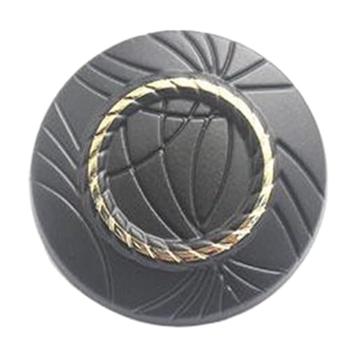 Gemusterte Metallknöpfe mit gebogener Oberfläche für Trenchcoats und Anzüge, Farbe 1, 18mm-10 Stk von Chlikeyi