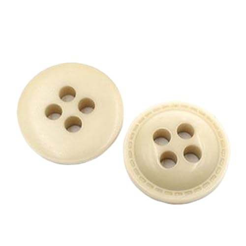Große Harzknöpfe mit vier Löchern und Strichlinien, Beige, 34mm-10 Stk Große Harzknöpfe mit vier Löchern und Strichlinien, Beige, 34mm-10 Stk von Chlikeyi