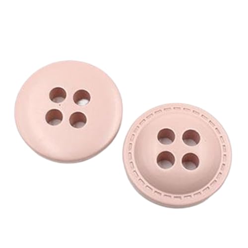 Große Harzknöpfe mit vier Löchern und Strichlinien, Rosa, 18mm-10 Stk Große Harzknöpfe mit vier Löchern und Strichlinien, Rosa, 18mm-10 Stk von Chlikeyi
