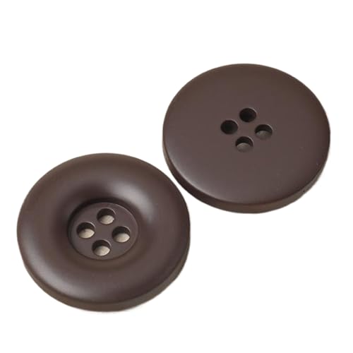 Große runde, mit Kunstharz bemalte Knöpfe für Bekleidung, Farbe 6, 17,5mm - 10 Stk von Chlikeyi