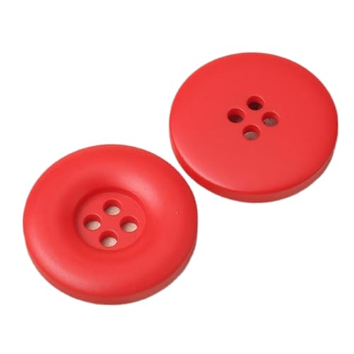 Große runde, mit Kunstharz bemalte Knöpfe für Bekleidung, Farbe 8, 15mm-10 Stk von Chlikeyi