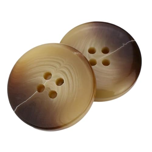 Harzknöpfe für Mäntel, Trenchcoats, Anzüge und Hosen, Farbe 14, 27,5mm - 6 Stk Harzknöpfe für Mäntel, Trenchcoats, Anzüge und Hosen, Farbe 14, 27,5mm - 6 Stk von Chlikeyi