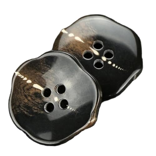 Harzknöpfe für Mäntel und Pullover, Farbe 20, 25mm-8 Stk von Chlikeyi