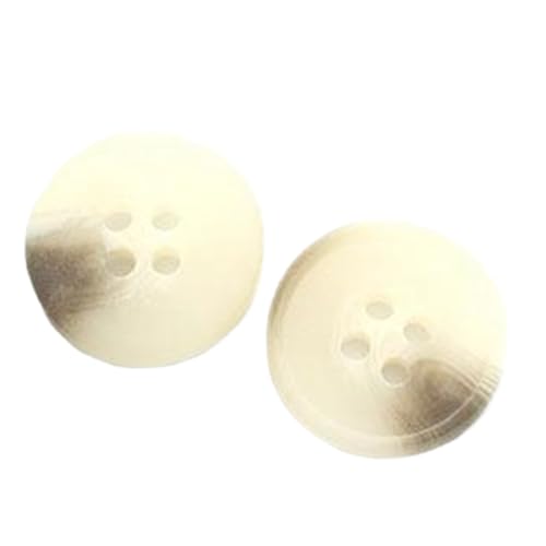 Kleine, dünnkantige, stabförmige Harzknöpfe mit vier Ösen in mattem Windjackenanzug, lässige Hosenknöpfe, 15-25mm, Schwarz, 18mm-10 Stk von Chlikeyi