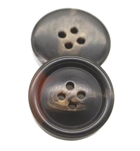 Knöpfe, schwarz, braun, Mantelknöpfe, Pulloverknöpfe, Dekorationen, Basteln, Farbe 16, 27mm 10Stück Knöpfe, schwarz, braun, Mantelknöpfe, Pulloverknöpfe, Dekorationen, Basteln, Farbe 16, 27mm 10Stück von Chlikeyi