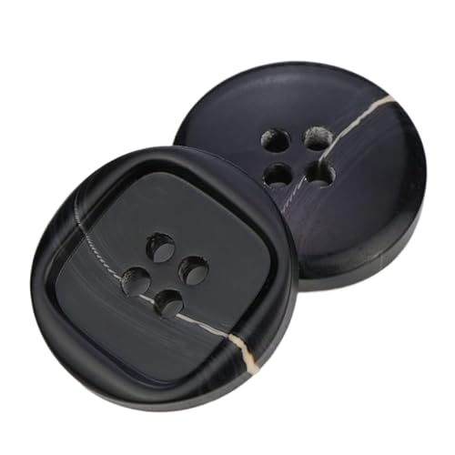 Knopf-Harz-Mantelknöpfe für Oberbekleidung und Anzüge, Farbe 9, 30mm-6 Stk von Chlikeyi