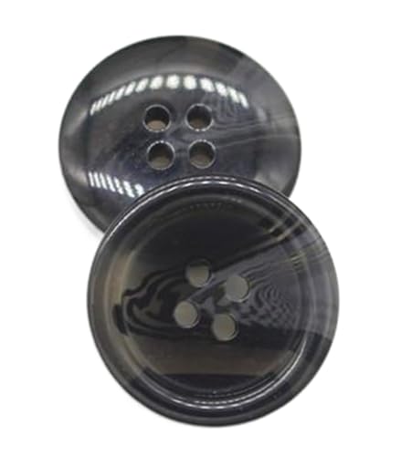 Knopf Schwarz Braun Mantelknopf Dekoratives Nähzubehör, Farbe 16, 25mm 10Stück Knopf Schwarz Braun Mantelknopf Dekoratives Nähzubehör, Farbe 16, 25mm 10Stück von Chlikeyi