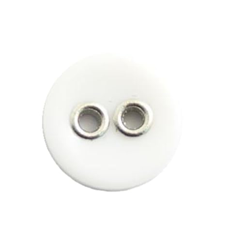 Knopf aus Kunstharz, schalenförmig, vollständige Spezifikationen, 11,5-30mm Hemdmantelknopf, Weiß, 23mm-10 Stk Knopf aus Kunstharz, schalenförmig, vollständige Spezifikationen, 11,5-30mm Hemdmantelknopf, Weiß, 23mm-10 Stk von Chlikeyi