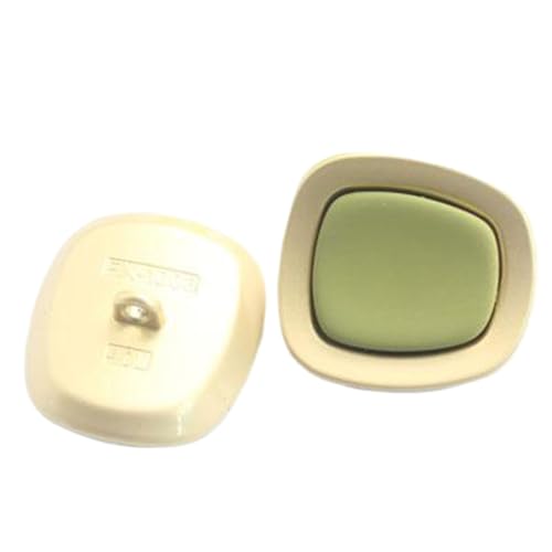 Konkave Kombinationsknöpfe aus Metall und Gummi für Damenanzüge, bunt, 18-25mm, Farbe 3, 18mm-10 Stk von Chlikeyi