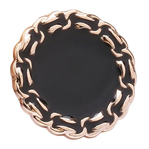 Legierungsknöpfe für Mäntel und Pullover, Farbe 17, 23mm-10 Stk von Chlikeyi