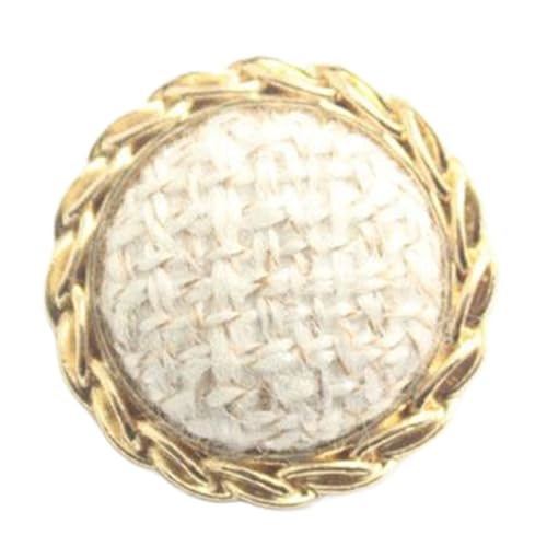 Mantelknöpfe, Knöpfe für Damenbekleidung aus Metallunterstoff, 18-25mm, Farbe 1, 21mm-10 Stk Mantelknöpfe, Knöpfe für Damenbekleidung aus Metallunterstoff, 18-25mm, Farbe 1, 21mm-10 Stk von Chlikeyi