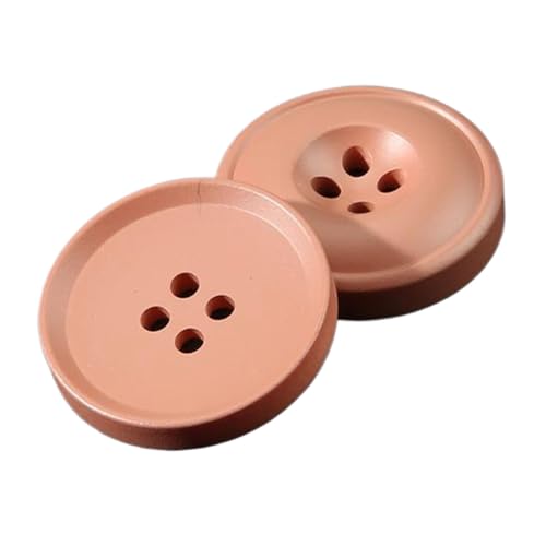 Mantelknöpfe aus Kunstharz für formelle und lässige Kleidung, Rosa, 30mm-10 Stk Mantelknöpfe aus Kunstharz für formelle und lässige Kleidung, Rosa, 30mm-10 Stk von Chlikeyi