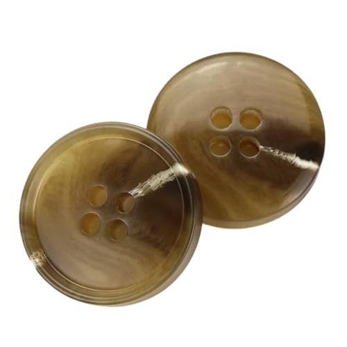 Matte Harzknöpfe, Farbe 10, 20mm-10 Stk von Chlikeyi
