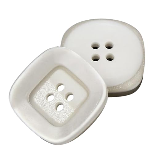 Matte Knöpfe aus Kunstharz für Mäntel und Anzüge, Farbe 11, 27,5mm - 6 Stk Matte Knöpfe aus Kunstharz für Mäntel und Anzüge, Farbe 11, 27,5mm - 6 Stk von Chlikeyi