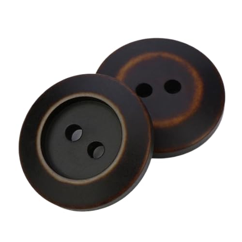 Matte Mantelknöpfe aus Kunstharz, Farbe 23, 17,5mm - 10 Stk von Chlikeyi