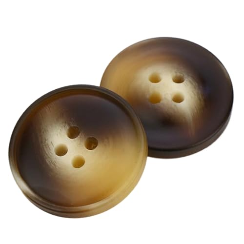 Matte Mantelknöpfe aus Kunstharz, Farbe 9, 30mm-6 Stk Matte Mantelknöpfe aus Kunstharz, Farbe 9, 30mm-6 Stk von Chlikeyi