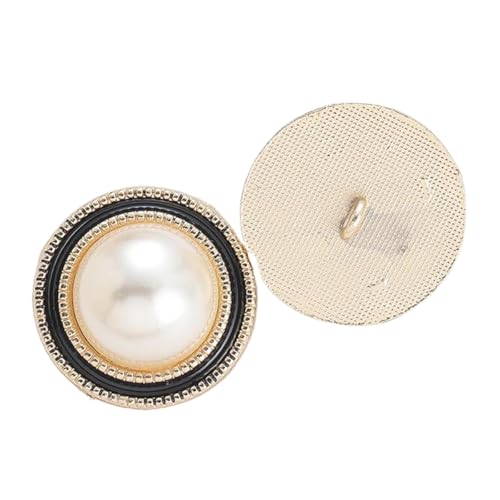Metallknöpfe für Mäntel und Pullover, Farbe 12, 25mm-10 Stk von Chlikeyi