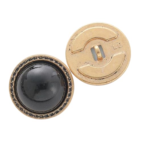 Metallknöpfe für Mäntel und Pullover, Farbe 15, 15mm-10 Stk Metallknöpfe für Mäntel und Pullover, Farbe 15, 15mm-10 Stk von Chlikeyi