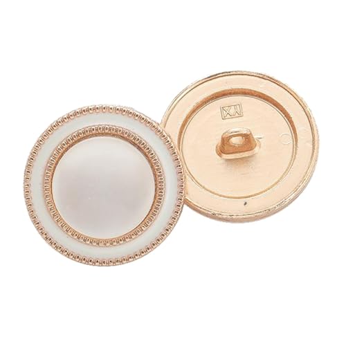 Metallknöpfe für Mäntel und Pullover, Farbe 2, 17,5mm - 10 Stk von Chlikeyi