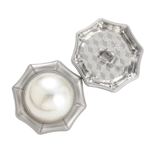Metallknöpfe für Mäntel und Pullover, Farbe 20, 17,5mm - 10 Stk von Chlikeyi