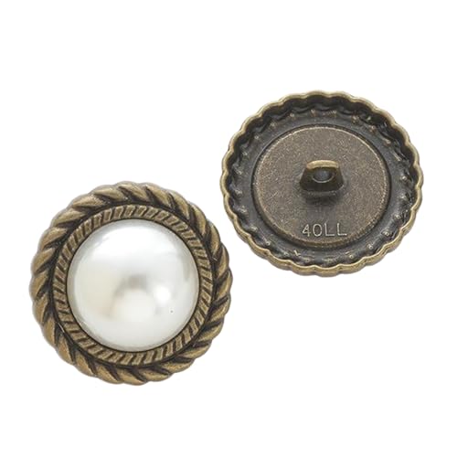 Metallknöpfe für Mäntel und Pullover, Farbe 20, 22mm-10 Stk Metallknöpfe für Mäntel und Pullover, Farbe 20, 22mm-10 Stk von Chlikeyi