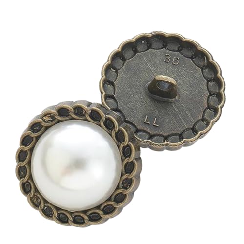 Metallknöpfe für Mäntel und Pullover, Farbe 22, 15mm-10 Stk Metallknöpfe für Mäntel und Pullover, Farbe 22, 15mm-10 Stk von Chlikeyi