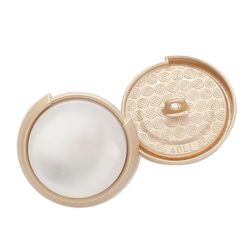 Metallknöpfe für Mäntel und Pullover, Farbe 3, 15mm-10 Stk von Chlikeyi