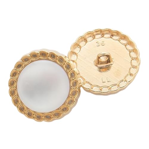 Metallknöpfe für Mäntel und Pullover, Farbe 3, 17,5mm - 10 Stk von Chlikeyi