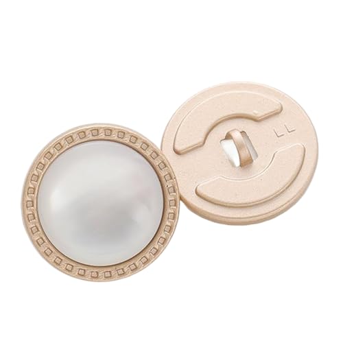 Metallknöpfe für Mäntel und Pullover, Farbe 6, 17,5mm - 10 Stk von Chlikeyi