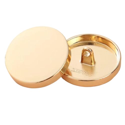 Modische Metallknöpfe für Mäntel und Anzüge, Farbe 1, 10mm-10 Stk von Chlikeyi