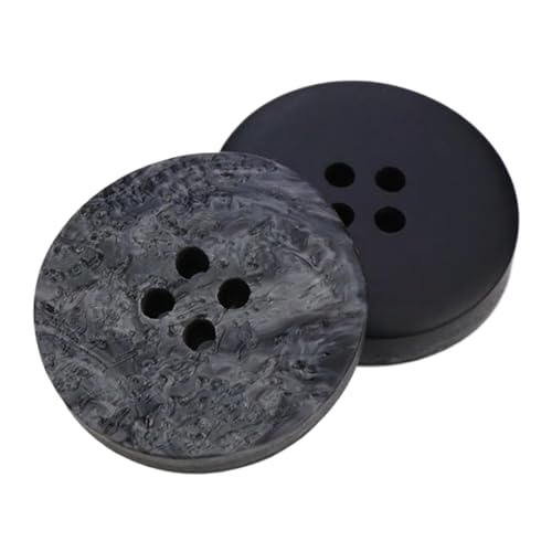 Runde Knöpfe aus Kunstharz für Mäntel, Blazer und Pullover, Farbe 8, 15mm-10 Stk Runde Knöpfe aus Kunstharz für Mäntel, Blazer und Pullover, Farbe 8, 15mm-10 Stk von Chlikeyi