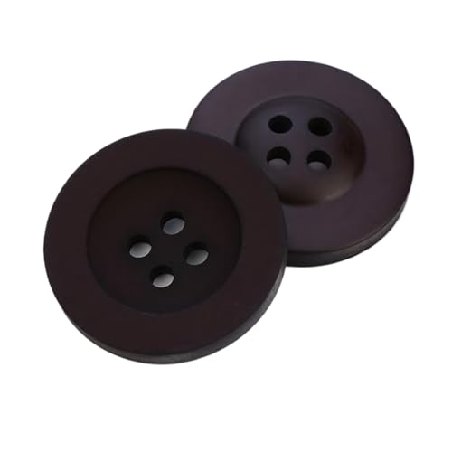 Runde Knöpfe aus Kunstharz für Mäntel, Jacken und formelle Kleidung, 15-30mm, Farbe 18, 27,5mm - 6 Stk Runde Knöpfe aus Kunstharz für Mäntel, Jacken und formelle Kleidung, 15-30mm, Farbe 18, 27,5mm - 6 Stk von Chlikeyi