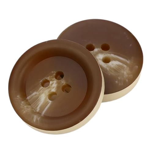 Runde Knöpfe aus Kunstharz für Mäntel, Jacken und formelle Kleidung, 15-30mm, Farbe 7, 20mm-10 Stk Runde Knöpfe aus Kunstharz für Mäntel, Jacken und formelle Kleidung, 15-30mm, Farbe 7, 20mm-10 Stk von Chlikeyi